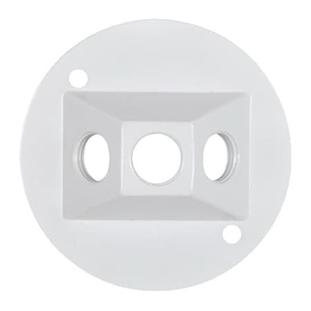 Hubbell ME WHT WP RND LampCover RC-3-N-W